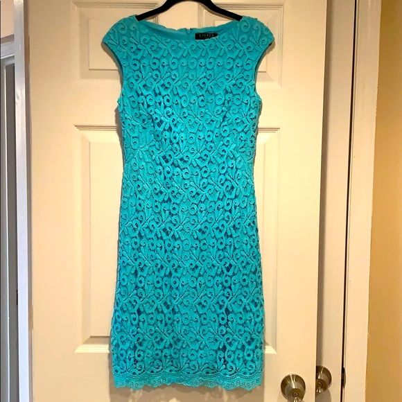 Lauren Ralph Lauren Dresses & Skirts - Lauren Ralph Lauren Tiffany Blue Lace Dress